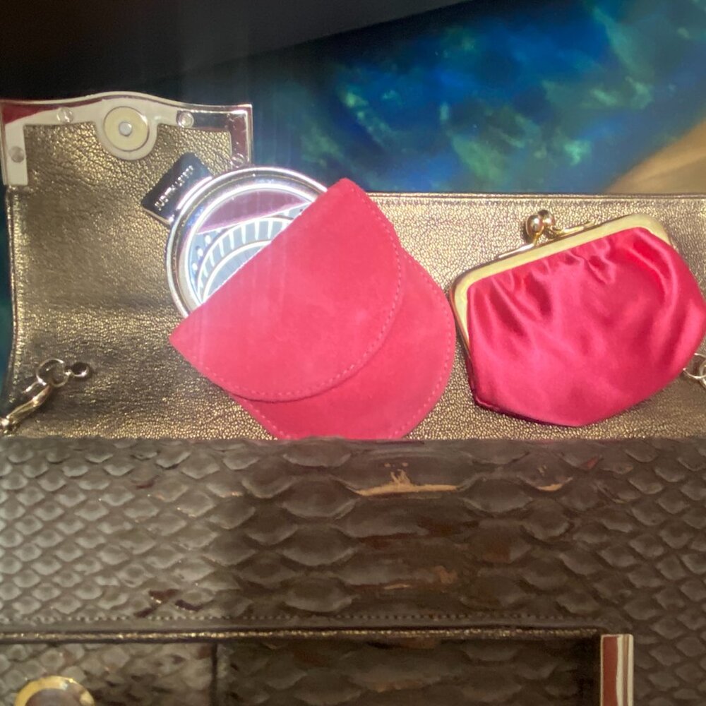 Judith Leiber Limited Edition Authentic Python Rare Double Flap Python Handbag - Picture 7 of 13